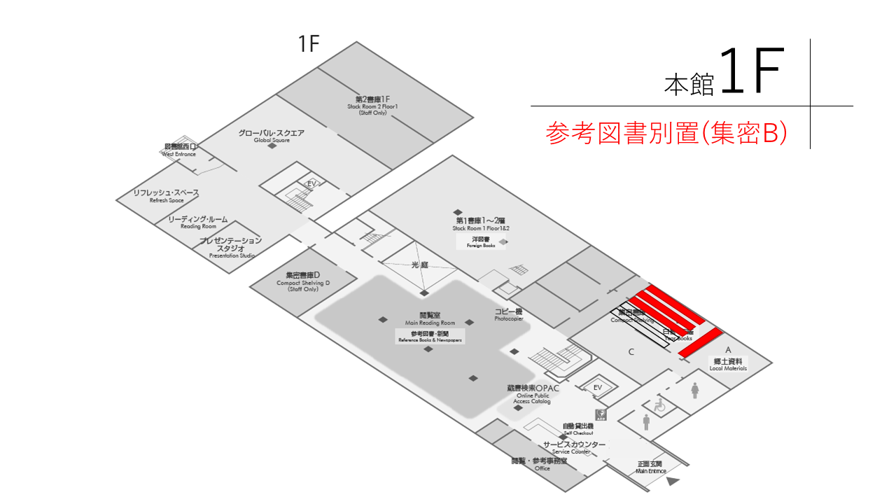 参考図書別置(集密B)