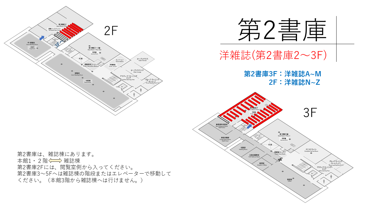 洋雑誌(第2書庫2～3F)