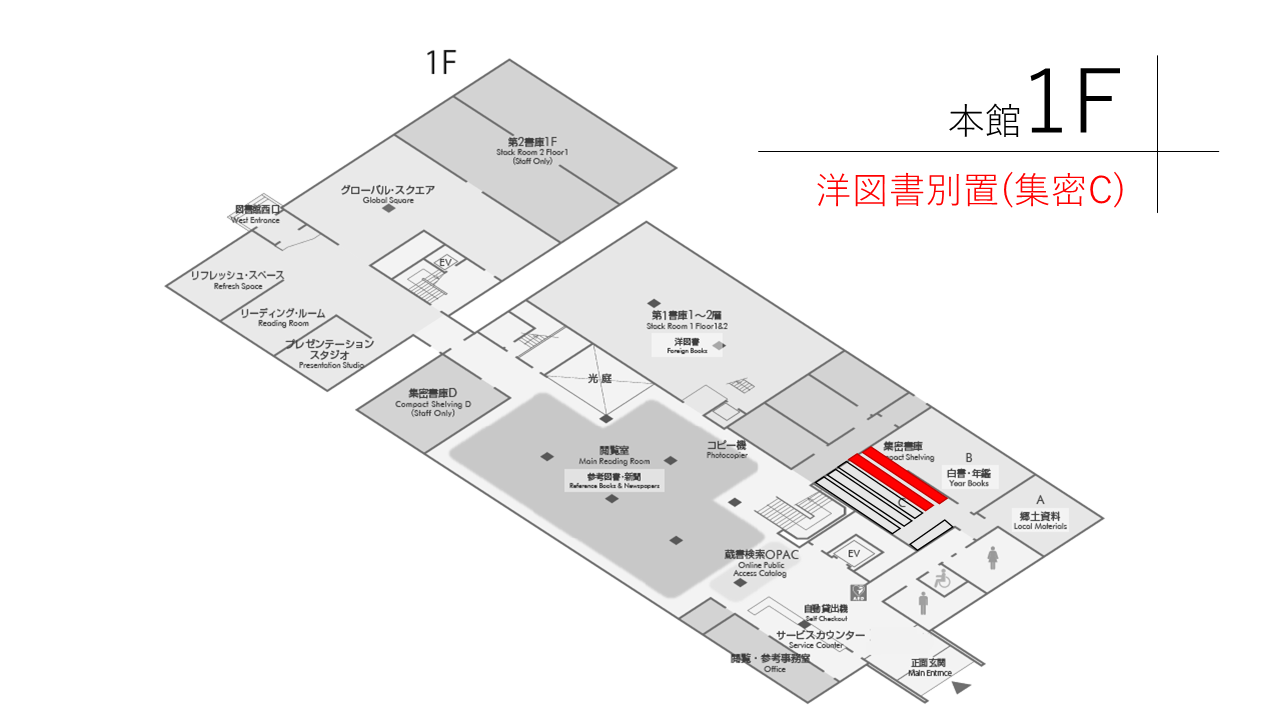 洋図書別置(集密C)