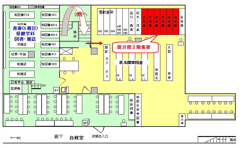 医学部分館２階